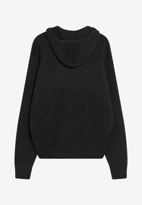 Lemaire Alpaca-Blend Hooded Sweater Brown TO1475LK1028/R_LEMAI-BR507