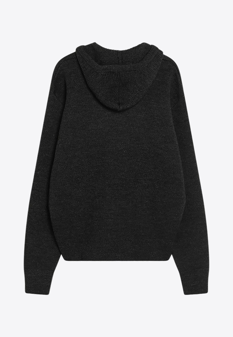 Lemaire Alpaca-Blend Hooded Sweater Brown TO1475LK1028/R_LEMAI-BR507