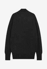 Lemaire Alpaca Wrap Cardigan Brown TO1476LK1028/R_LEMAI-BR507