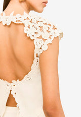 Destry Broderie Anglaise Linen Top