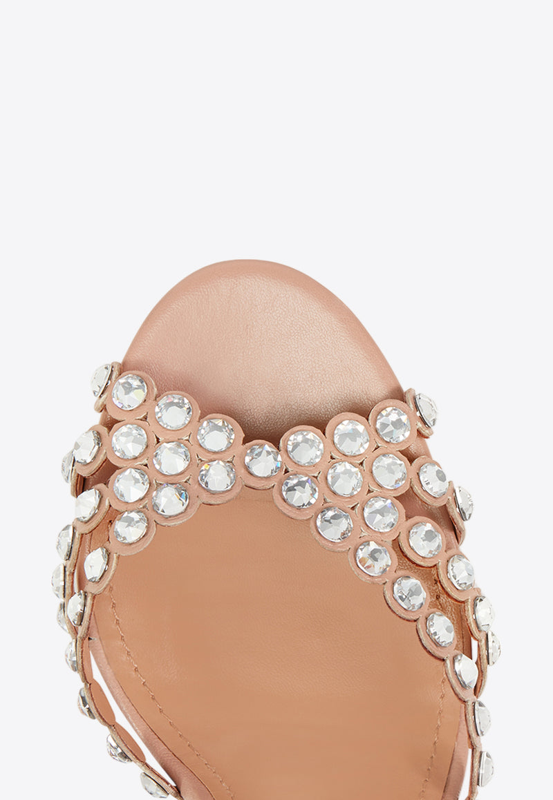 Aquazzura Tequila 105 Leather Sandals TQLHIGS0-NAP-PWP