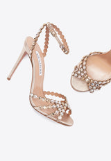 Aquazzura Tequila 105 Leather Sandals TQLHIGS0-NPL-LCO