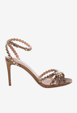 Aquazzura Tequila 85 Crystal-Embellished Sandals Bronze TQLMIDS0-CYNBRA BRASS