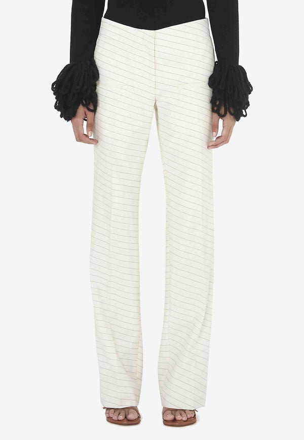 JW Anderson Striped Tailored Pants TR0332-PG1470IVORY