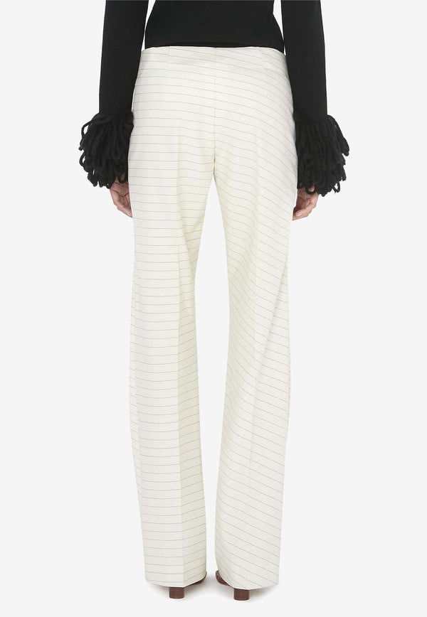 JW Anderson Striped Tailored Pants TR0332-PG1470IVORY