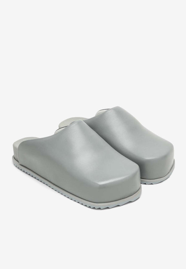 YUME YUME Truck Nappa Leather Slippers Gray TRS0032MLE/O_YUME-ST