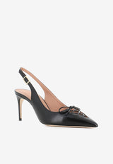 Malone Souliers Trudie 70 Leather Pumps TRUDIE 70-2 BLACK