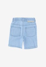 Stella McCartney Kids Baby Boys Denim Bermuda Shorts Blue TS6599_Z0522_606