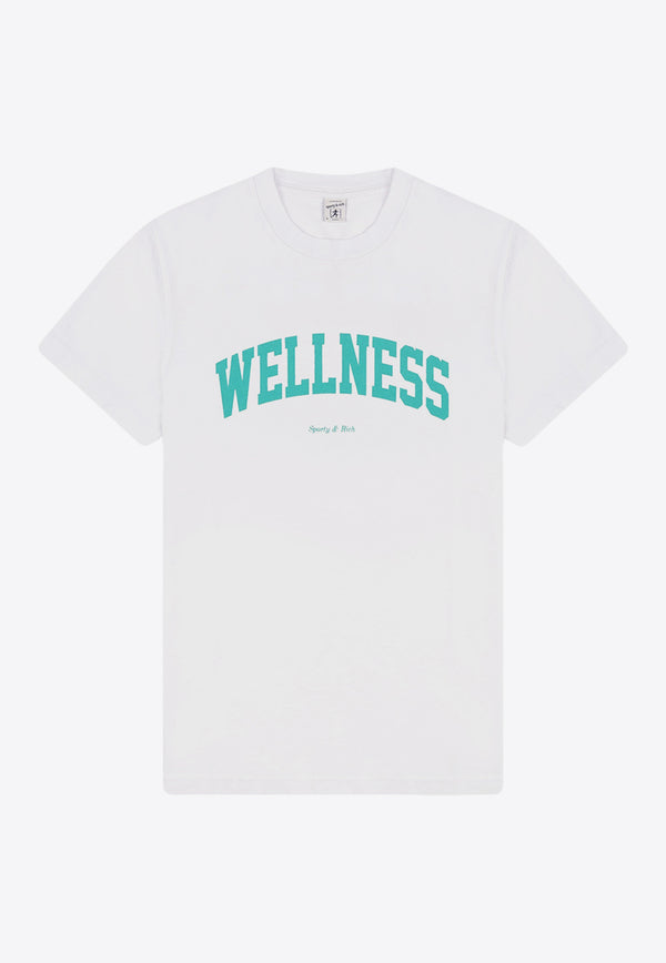 Sporty & Rich Wellness Crewneck T-shirt TSAW2338WHWHITE