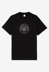Sporty & Rich Connecticut Crest T-shirt TSAW2360BKBLACK
