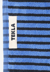 Tekla Striped Bath Towel Blue TT-BK30X30CO/P_TEKLA-BB