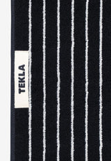 Tekla Striped Bath Towel Black TT-BLST100X150CO/P_TEKLA-BS