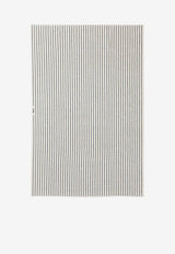 Tekla Striped Terry Cloth Bath Towel White TT-RG100X150CO/P_TEKLA-RG