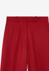 The Frankie Shop Brickell Straight-Leg Satin Pants Red TTFS21486PL/S_THE-700