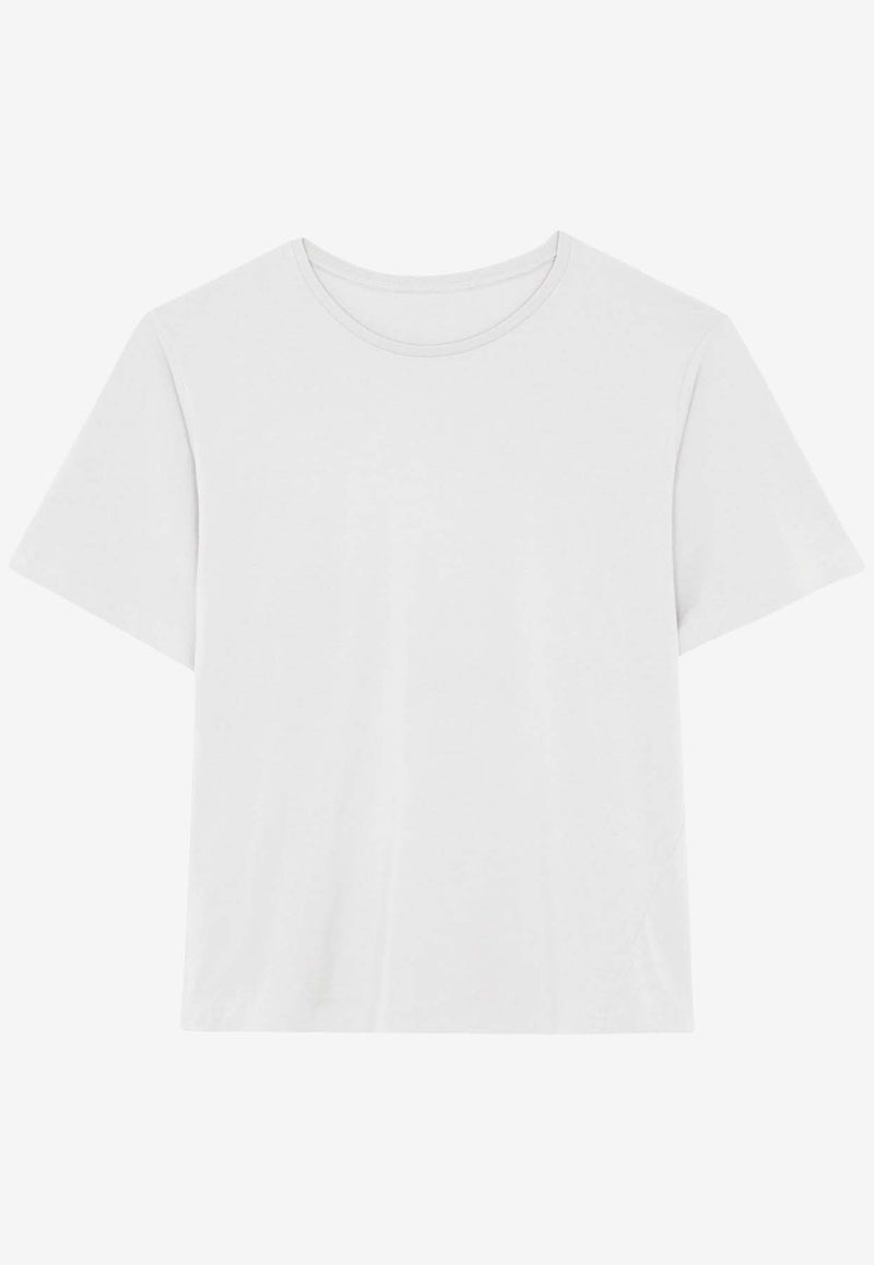 The Frankie Shop Harper Basic Crewneck T-shirt White TTSHARPER00050WHITE