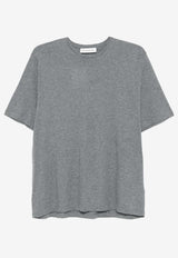 The Frankie Shop Harper Basic Crewneck T-shirt Gray TTSHARPER01340GREY