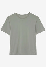 The Frankie Shop Harper Basic Crewneck T-shirt Khaki TTSHARPER04470KHAKI