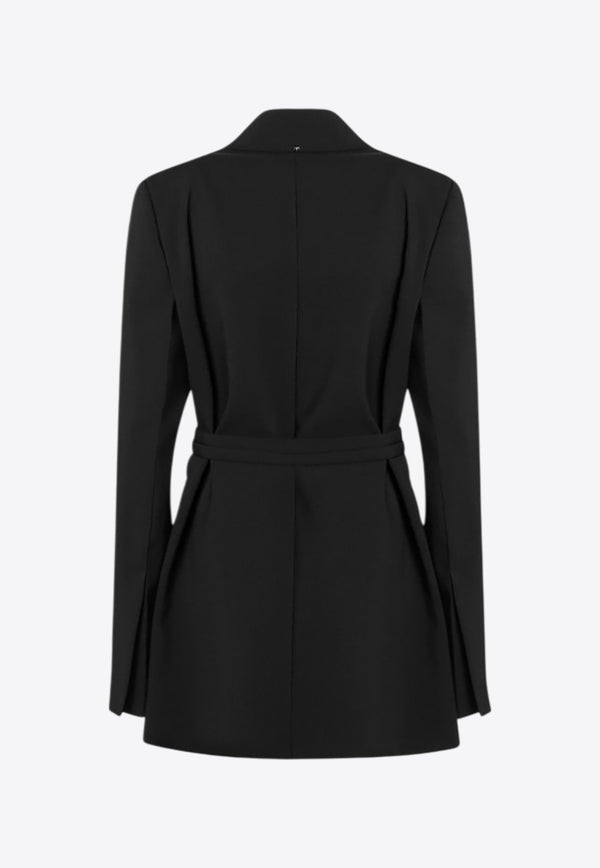 Sportmax Tubinga Double-Breasted Wool Coat Black TUBINGAWO/R_SPORM-003