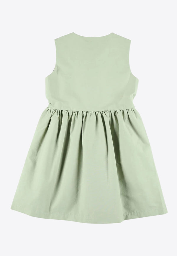 Stella McCartney Kids Girls Mini Field Dress Green TV1D22-Z2333GREEN