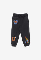 Stella McCartney Kids Boys Graphic Print Track Pants TV6P60-Z2614BLACK