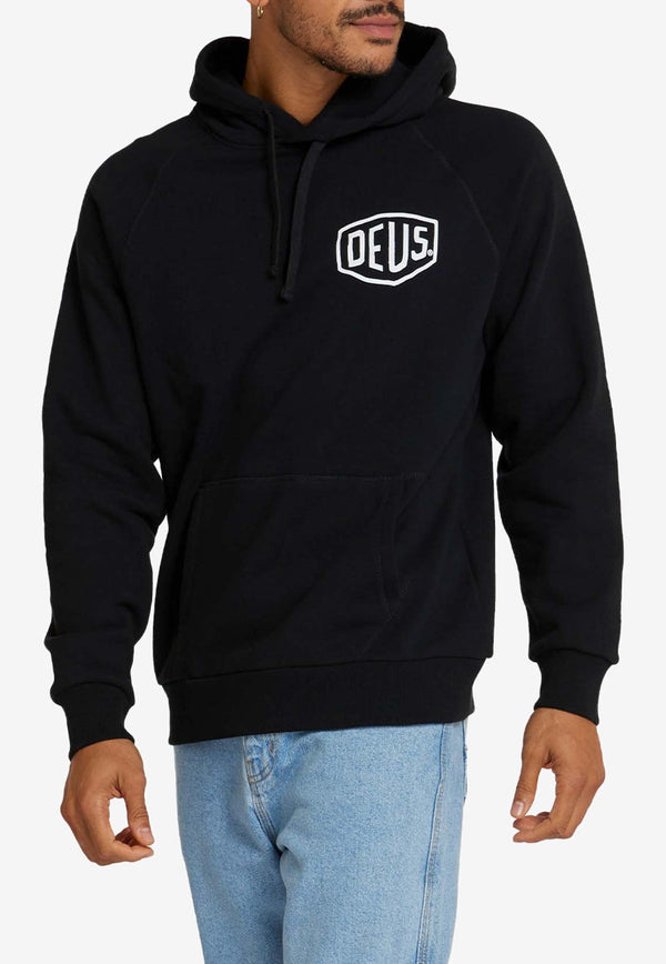 Deus Ex Machina Venice Address Logo Hoodie T_DMW48675CBLACK