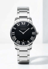Tiffany & Co. Atlas Dome 29mm Stainless Steel Watch Black TIFCOAD29SSW_TH