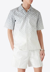 Casablanca Monogram Gradient Bowling Shirt Gray U-MPS25-SH-167-01_GREY