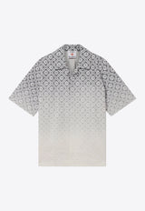 Casablanca Monogram Gradient Bowling Shirt Gray U-MPS25-SH-167-01_GREY