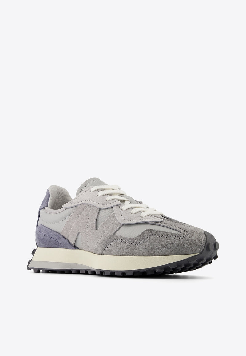 New Balance 327 Low-Top Sneakers in Slate Gray with Rain Cloud Gray U327WGC