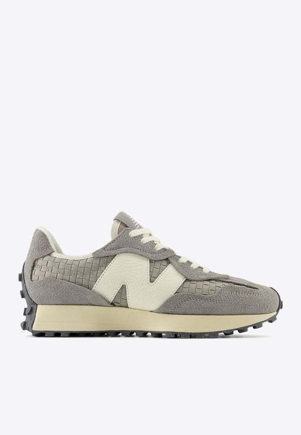 New Balance 327 Low-Top Sneakers in Team Away Gray with Mushroom Gray U327WOC