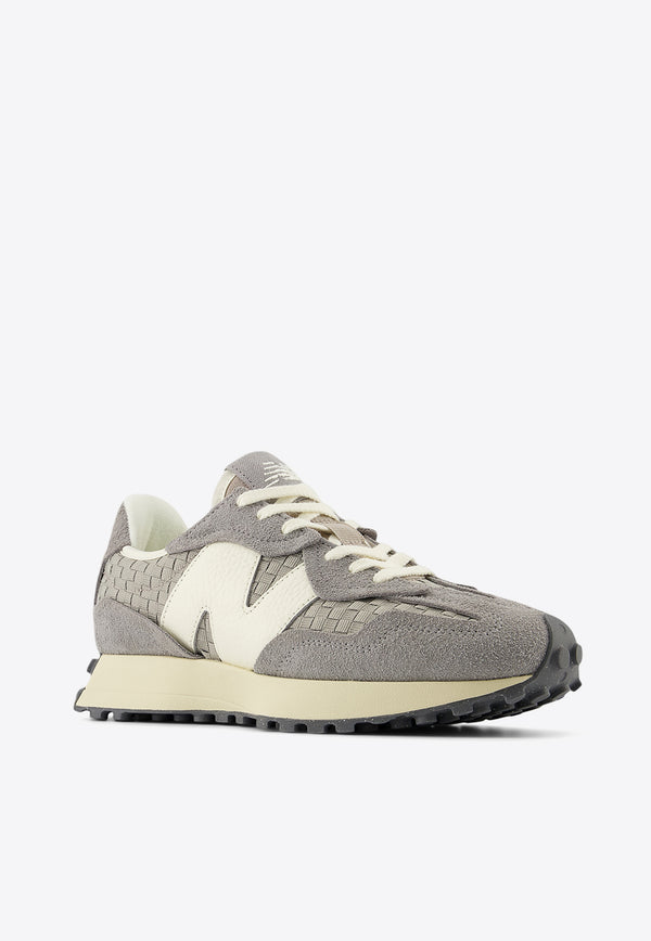 New Balance 327 Low-Top Sneakers in Team Away Gray with Mushroom Gray U327WOC