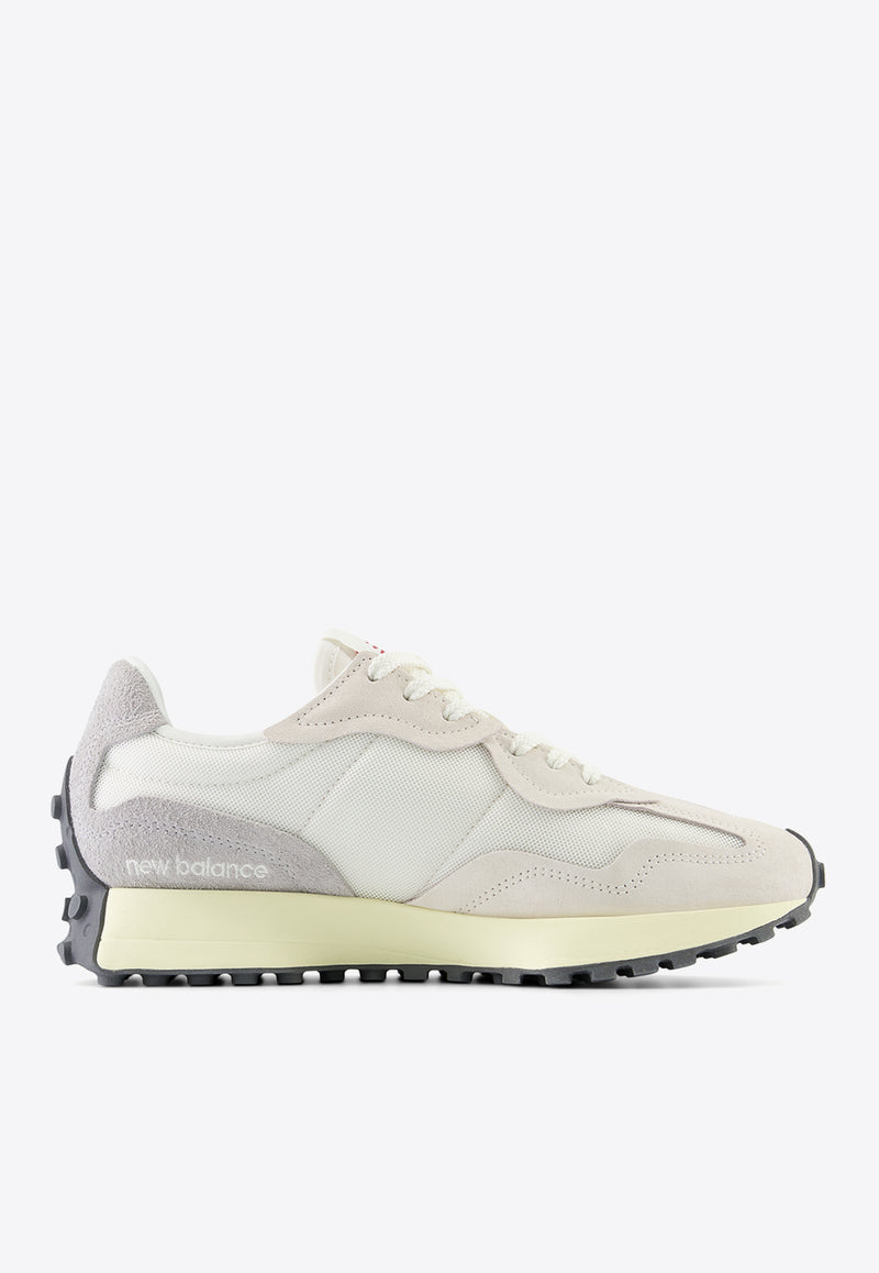 New Balance 327 Low-Top Sneakers in Sea Salt with Raincloud Beige U327WRB