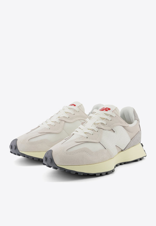 New Balance 327 Low-Top Sneakers in Sea Salt with Raincloud Beige U327WRB