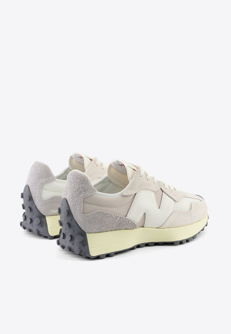 New Balance 327 Low-Top Sneakers in Sea Salt with Raincloud Beige U327WRB