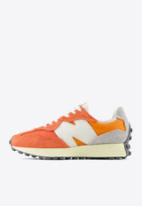 New Balance 327 Low-Top Sneakers in Gulf Red with Sun Glow Orange U327WRC