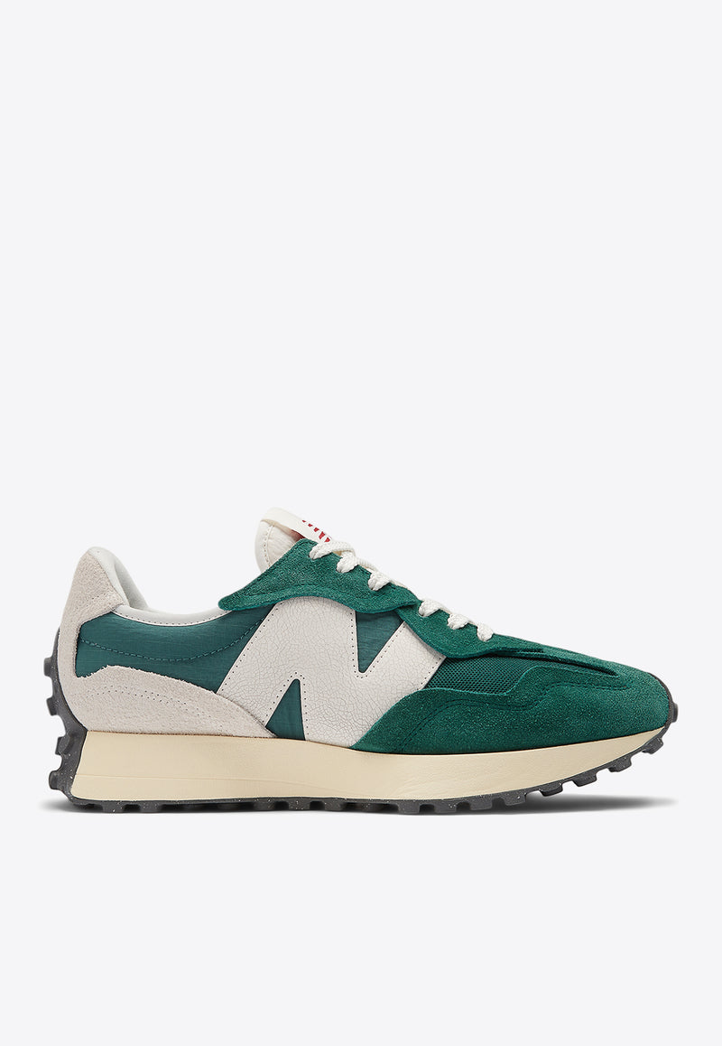 New Balance 327 Low-Top Sneakers in Marsh Green with New Spruce Green U327WRG