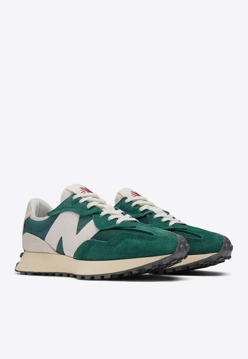 New Balance 327 Low-Top Sneakers in Marsh Green with New Spruce Green U327WRG