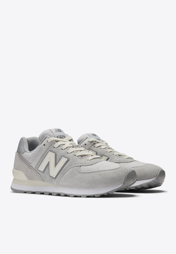 New Balance 574 Low-Top Sneakers in Concrete with Angora and Gray Gray U574GBG