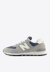 New Balance 574 Low-Top Sneakers in Shadow Gray with Sea Salt Gray U574GWH