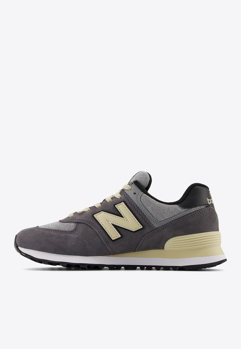 New Balance 574 Low-Top Sneakers in Magnet with Sandstone Gray U574LGG