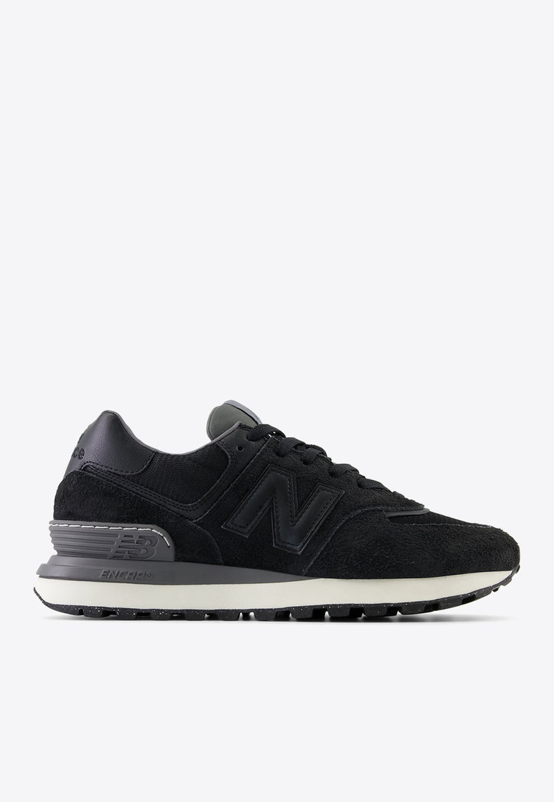 New Balance 574 Low-Top Sneakers in Black Black U574LGGB