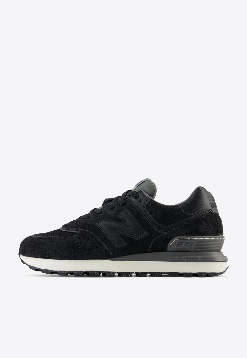 New Balance 574 Low-Top Sneakers in Black Black U574LGGB