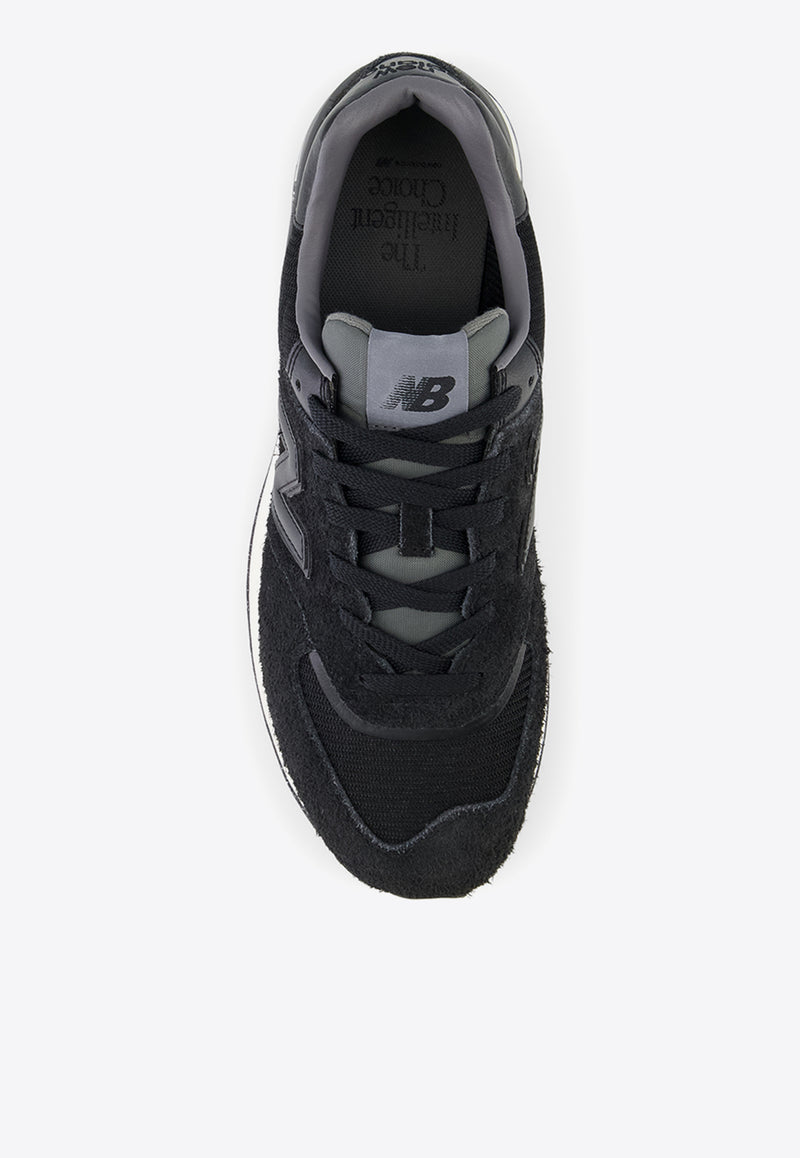 New Balance 574 Low-Top Sneakers in Black Black U574LGGB