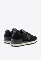 New Balance 574 Low-Top Sneakers in Black Black U574LGGB