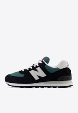 New Balance 574 Low-Top Sneakers in Black and Gray Matter U574MGH