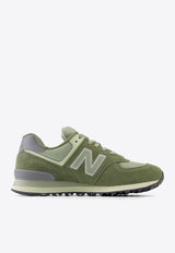 New Balance 574 Low-Top Sneakers in Deep Olive Green U574OGS