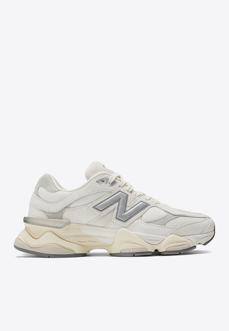 New Balance 9060 Sneakers in Sea Salt with Concrete and Silver Metallic Beige U9060ECA