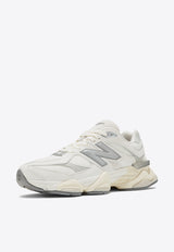 New Balance 9060 Sneakers in Sea Salt with Concrete and Silver Metallic Beige U9060ECA