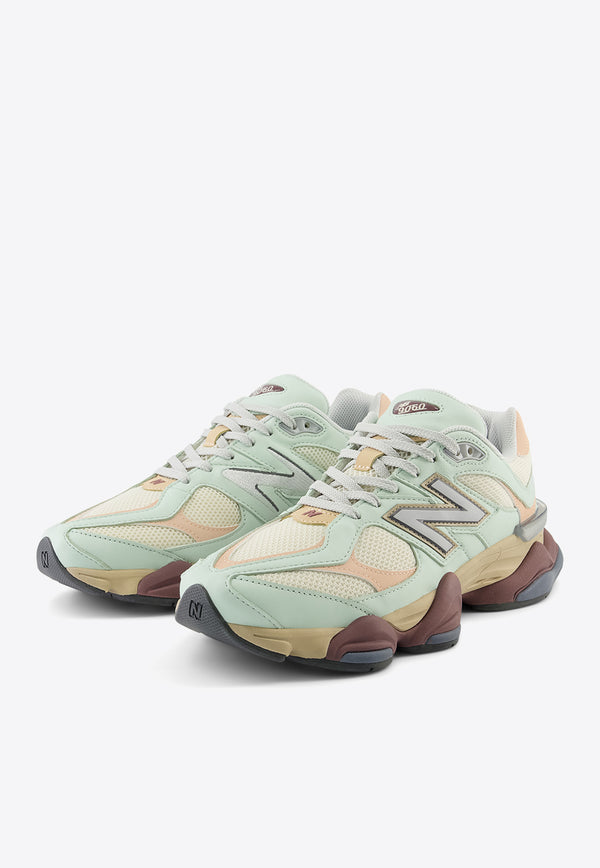 New Balance 9060 Sneakers in Clay Ash with Linen and Dark Vintage Rose Multicolor U9060GCA