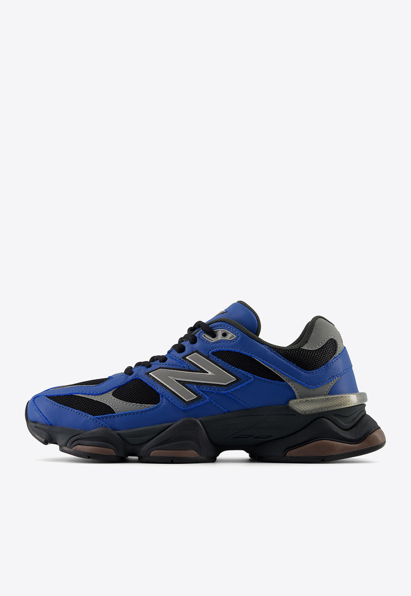 New Balance 9060 Low-Top Sneakers in Blue Agate with Black and Rich Oak U9060NRH